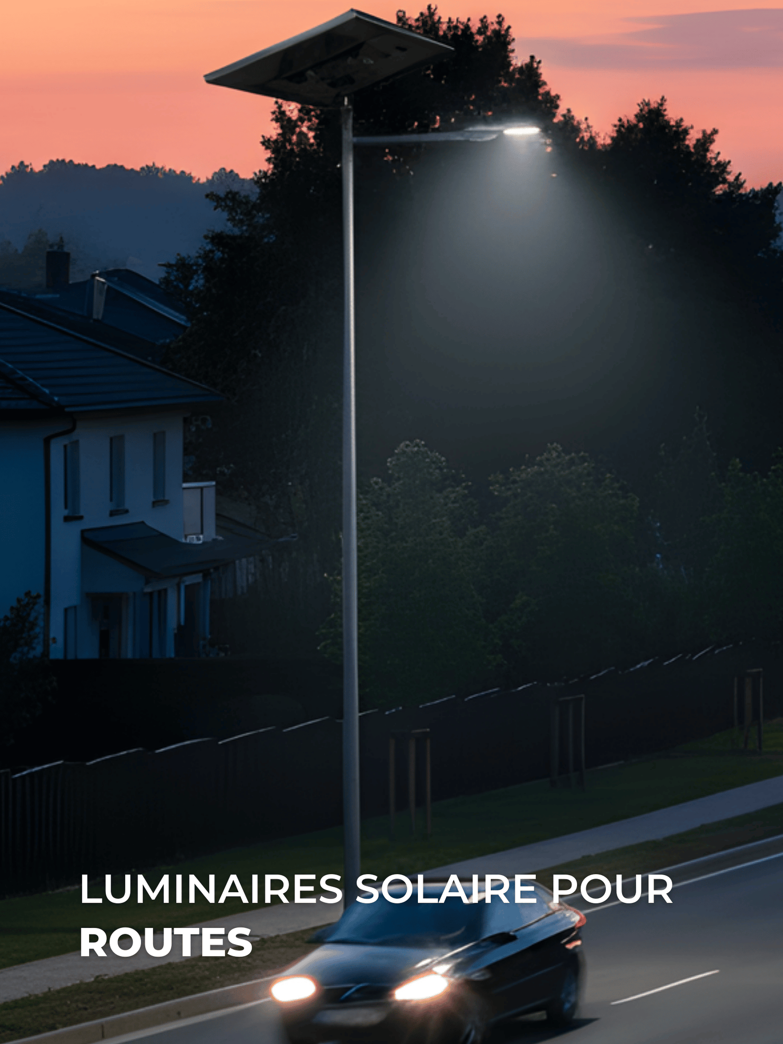 ÉCLAIRAGE SOLAIRE POUR PARC ET LIEU NATUREL